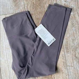 Lululemon Align HR pant 25” lunar rock. NWT size 8
